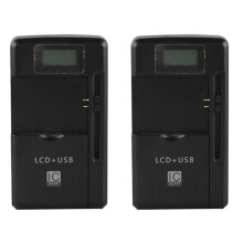 2X 4.2V Mobile Universal Battery Charger Wall Travel Charger for Cell Phone PDA Camera Li-Ion Battery Charging US Plug