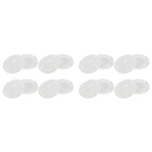 16X Protectores Alfombras, 8 Unidades, Copas para Ruedas con Púas, Almohadillas Protectoras para el Piso, Copas para Ruedas con Púas Transparentes