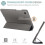 Smart Case for Galaxy Tab A8 10.5, Slim Stand Hard Back Shell Protective Smart Cover Case for Galaxy Tab A8 4