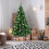 6FT Christmas Tree Xmas Tree Christmas Decoration with Stand Quick-assemble Tree 5
