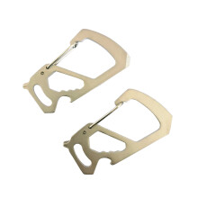 Survival Multi Tools Karabijnhaak Sleutelhanger Sleutelhanger Reis Flessenopener Dop Outdoor Survival Kampeeruitrusting