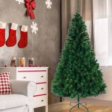 8FT 1138 Branches Artificial Christmas Tree Quick-assemble Tree in Green