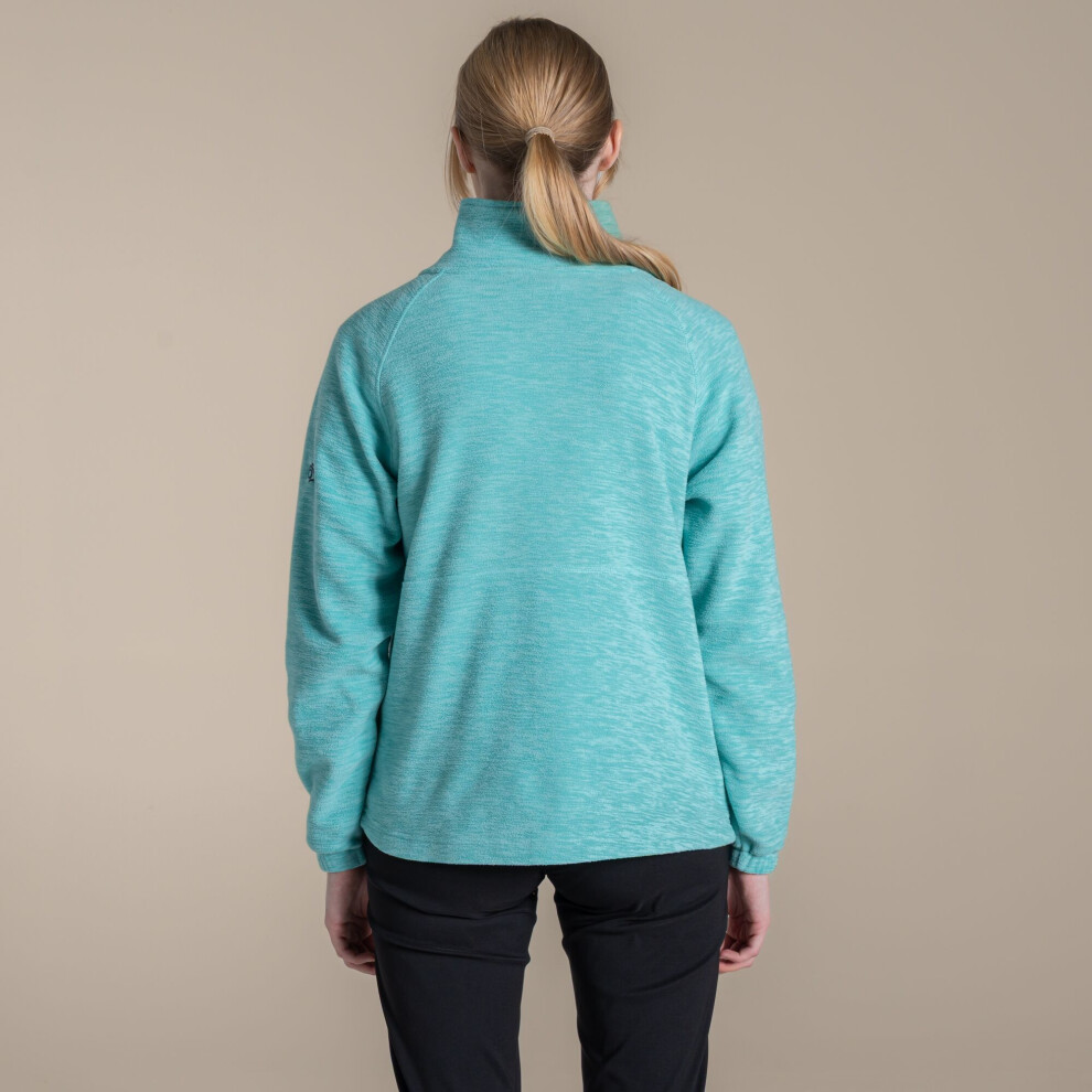 Craghoppers (10 Uk, Glazed Aqua) Womens/Ladies Esk Ii Half Zip Fleece Top