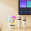PAVEOS Spaceman Ηχείο Μικρόφωνο, Ασύρματο Bluetooth Karaoke Ηχείο με Ρολόι, Φορητό Χειρός για 2