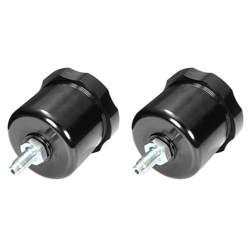 2X Schwarzer Hydraulischer CNC Racing Drift Handbremsöltank Flüssigkeitsbehälter 1