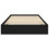 VidaXL vidaXL Floor Bed Frame Black Oak 80 x 200 cm Engineered Wood 2