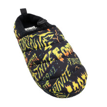 (2 UK, Multicoloured) Fortnite Boys All-Over Print Logo Slippers