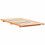 VidaXL vidaXL Bed Frame Wax Brown 100 x 220 cm Solid Pine Wood 5