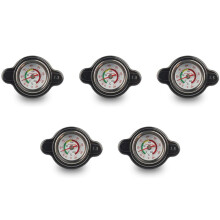 5X Hoch Druck Kühler Deckel mit Temperatur Anzeige, 1,8 Bar Kühler Deckel 25,6 Psi für , , ,