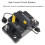 Διακόπτης κυκλώματος 2X30Amp 12V-48V DC Χειροκίνητη επαναφορά για κινητήρα συρτής, 2