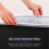 Tower Tower Rectangular Sensor Bin with Bin Liner Retainer Ring, Durable PP Body, Battery Operated, 50L, Black, T838025BLK 5