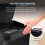 Tower Tower Rectangular Sensor Bin with Bin Liner Retainer Ring, Durable PP Body, Battery Operated, 50L, Black, T838025BLK 3