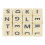 Sprachspiel mit 12 Buchstabenwürfeln aus 19