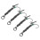 Ronnie Rig Karpfenangel Set 6# Silber 4 Haken 7