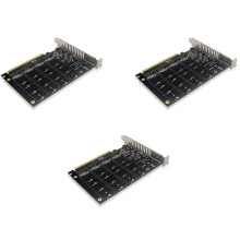 3X PH44 NVME 4-Disk Array Card PCIE Signal Split Array Card