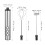 1Set Electric Mixer Automatic Handheld Foams Maker for Egg Latte Hot Chocolate 4
