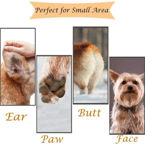 Electric pet trimmer - For trimming around paws, face, buttocks 1