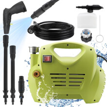 CKductpro Przenośna Elektryczna Myjka Ciśnieniowa 1300 PSI 1,8 GPM