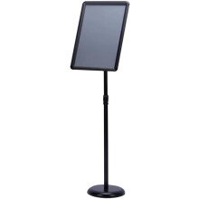 Stojak Podłogowy Czarny Regulowana Wysokość 50cm-100cm