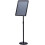Support sur pied noir, hauteur réglable de 50 cm à 100 cm 1