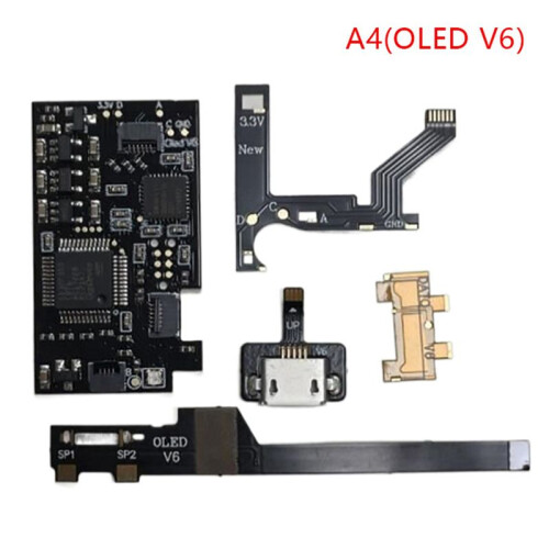 New 4 Set Upgradable Flash Memory  Oled/Lite/ Core/OLED V6 Core Chip Rp2040 Game Console Accessories B 2
