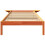 VidaXL vidaXL Bed Frame Wax Brown 75 x 190 cm Solid Pine Wood 3