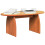 VidaXL vidaXL Coffee Table Wax Brown 80 x 40 x 35 cm Solid Pine Wood 6