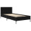 VidaXL vidaXL Bed Frame with Headboard Black Oak 80 x 200 cm Engineered Wood 3