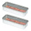 2pcs Bacon Container for Refrigerator, Stainless Steel Airtight Meat Storage Bacon Keeper, Storage Container 2