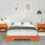 VidaXL vidaXL Bed Frame Brown 135 x 190 cm 3