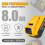 High-Capacity 8.0Ah 18V Li-Ion Battery (2-Pack) Compatible for DeWalt Tools 1