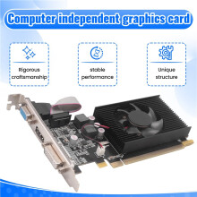 HD7450 Card 64Bit 2GB GDDR3 PCI-E 2.0 X16 -Compatible VGA DVI-I Video Card for Radeon HD 7450 2G 64 Bit