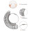 Ring Sizer Measuring Tool Set, Ring Sizer with Magnifying Glass, Integrated Conical Solid Ring Mandrel for Ring Repair 3