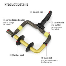 Fly Fishing Gear Tippet Holder Spool Leader Organizer Fly Fishing Tippet Holder , Fishing Gear