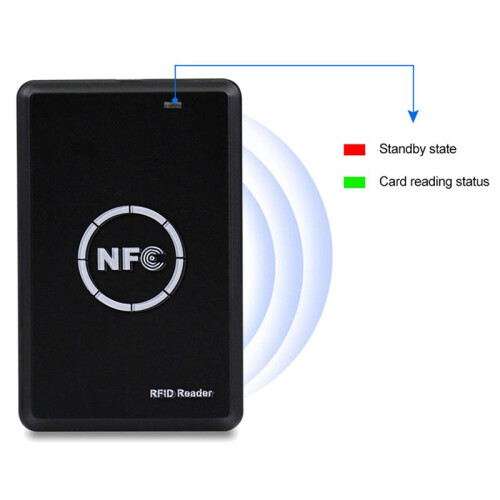 2X RFID Lesegerät Schreiber Duplikator, NFC Lesegerät,  Karten Programmer, Access Karten Decoder, Beschreibbare T5577 UID Fobs Karten 1