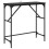 VidaXL vidaXL Console Table Black Oak 75 x 32 x 75 cm Engineered Wood 5