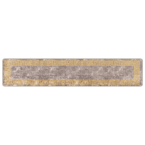 VidaXL vidaXL Rug Runner MARSA Grey 50 x 250 cm Polyester and PVC 1