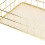 Metall Desktop Organizer - Gold Aufbewahrungskorb 2