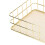 Metall Desktop Organizer - Gold Aufbewahrungskorb 14