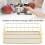 Metall Desktop Organizer - Gold Aufbewahrungskorb 18