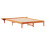 VidaXL vidaXL Bed Frame with Side Tables Wax Brown 140 x 210 cm 5
