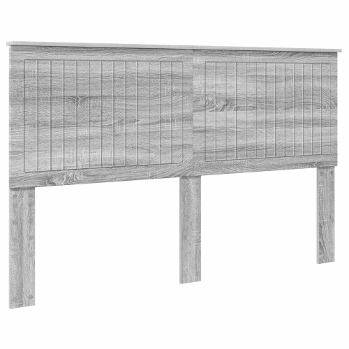 VidaXL vidaXL Headboard with Headboard Grey Sonoma 160 cm Engineered wood 2