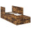 VidaXL vidaXL Storage Bed Frame Smoked Oak 90 x 190 cm Engineered Wood 5