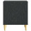 VidaXL vidaXL Bedside Table Black 43 x 34.5 x 50 cm Engineered Wood 4