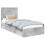 VidaXL vidaXL Storage Bed Concrete Grey 90 x 190 cm Engineered Wood 3