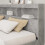 VidaXL vidaXL Storage Headboard Concrete Grey 200 cm Engineered Wood 5