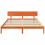VidaXL vidaXL Bed Frame with Headboard Wax Brown 180 x 200 cm Solid Pine Wood 3