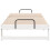 VidaXL vidaXL Bed Frame White 75 x 190 cm Solid Pine Wood 4