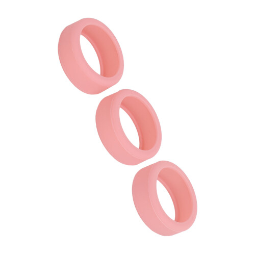 Silikon Ringcover Schutzhülle Smart Ring Pink 3er 2