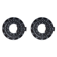 2X Circle of Fifths Wheel Guitar Chord Wheel Wooden Melody Tool Musical Chord Wheel for Musicians Guitar Accessories